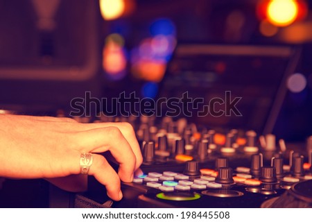 nightclub parties. DJ