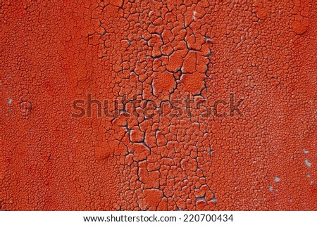 cracked paint on metal background texture