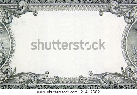 old 100 dollar bill back. stock photo : the ack side of