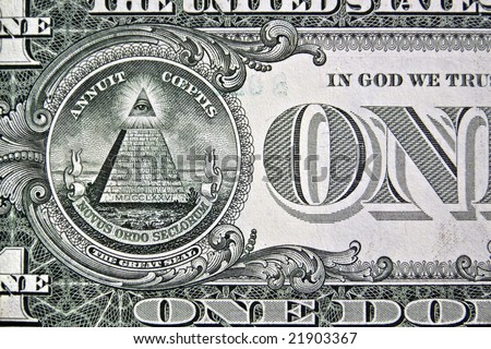 2 dollar bill back. stock photo : the ack side of