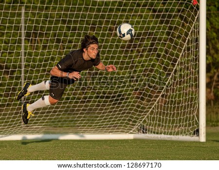 Diving header with pretty good form