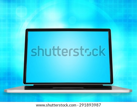 Computer Screen Illustration