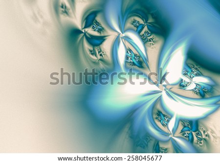 Stylish abstract background in the form of an unusual, interesting stylized flower. There is a sense blurred, fuzzy picture