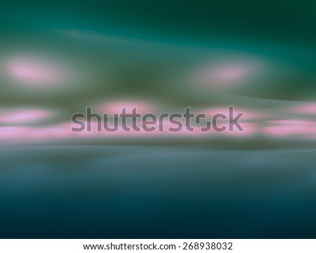 Abstraction in pastel colors on a soft and airy background, similar to the horizon, the aurora borealis.
