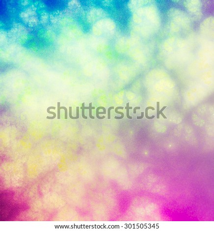 Bright abstract background. Stylized of spray paint on canvas. Heterogeneous texture, grain, interspersed with brilliant drops \