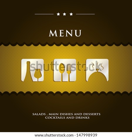 modern menu sample presentation modern menu sample presentation