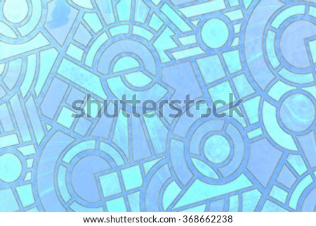 blue geometry background