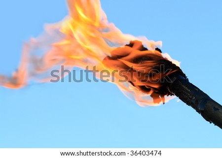 Flaming Torch