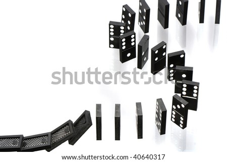 Dominoes Falling