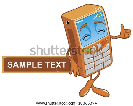 Mobile Phone Stock Vector Illustration 10365394 : Shutterstock