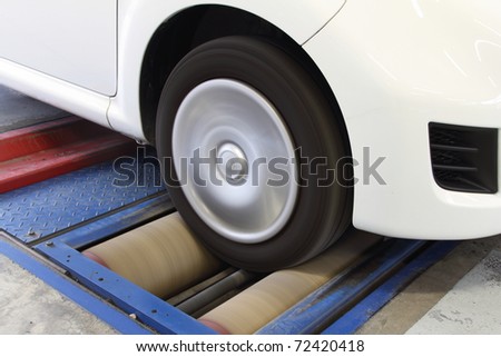 details of Vehicle inspection, brake test