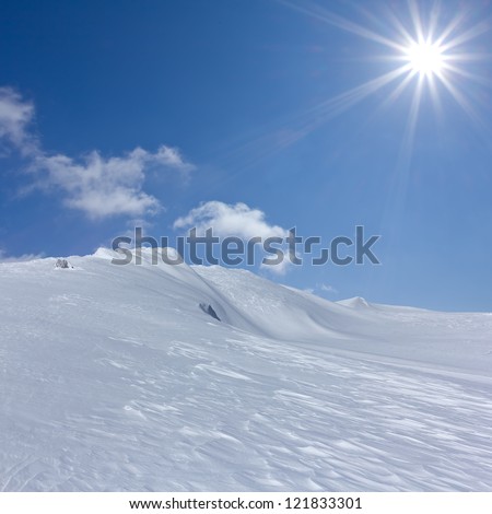 snowbount winter plain