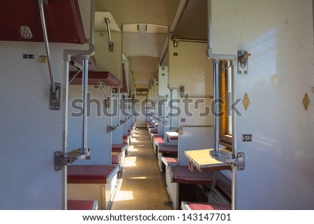 railway carriage interior