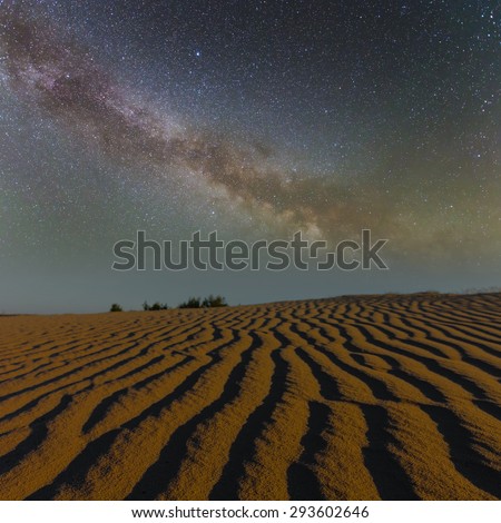 night desert scene