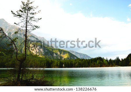 Tovel Lake, Val di Sole, Trento, Italy