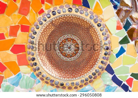 abstract mosaic porcelain ceramic tile background