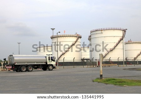 Truck With Fuel Tank
