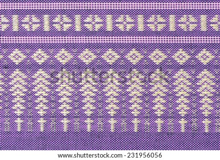 Colorful Thailand style rug surface close up vintage fabric is made of hand-woven cotton fabric More of this motif.