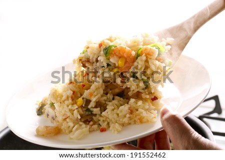 To make a home-cooked meal with rice, pilaf