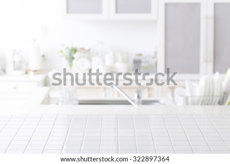 Background of kitchen