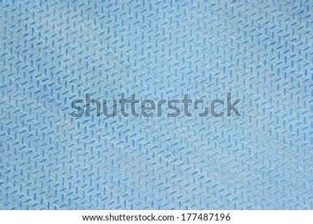 Blue non-woven fabric for background