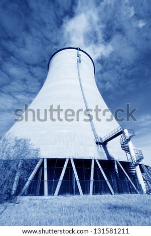 cooling tower at an industrial enterprise, north china