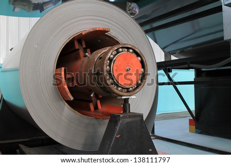 stainless steel plate and bearing in a workshop