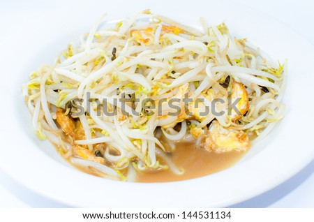 Fried Bean sprouts.