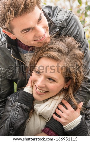 Couple in love Beginning of a Love Story Couple in love Beginning of a Love Story