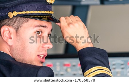 Young Pilot ready for Takeoff