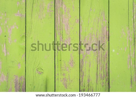 Green wood background - Wooden pattern fence ecological old vintage material