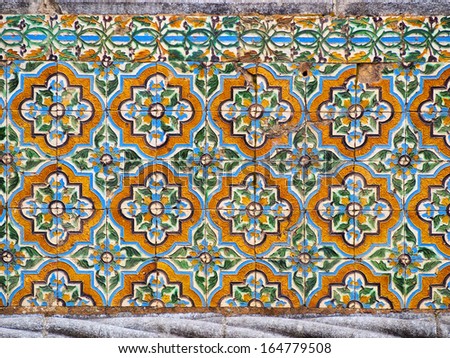 Portuguese Ceramic Tiles - Houses built in a traditional style are covered with such decoration.