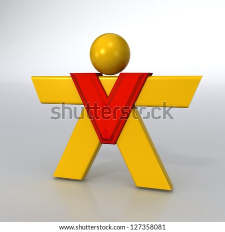 symbol of a man\'s figure
