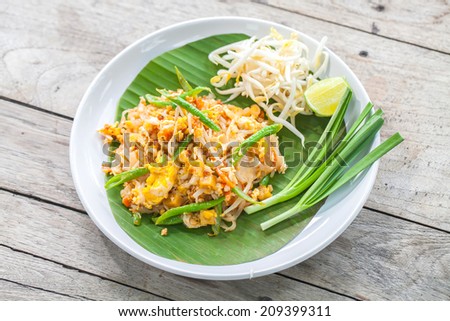 Pad Thai, Popular Thai food