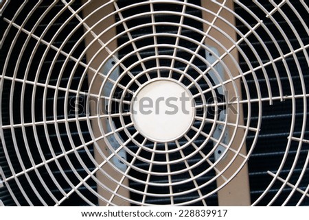Old condenser fan air background