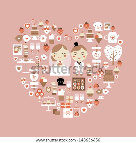 Wedding heart Wedding heart