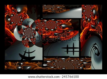 graphic design art Abstract colorful painting Pictures new art