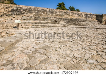 palace of minoan period in Phaistos