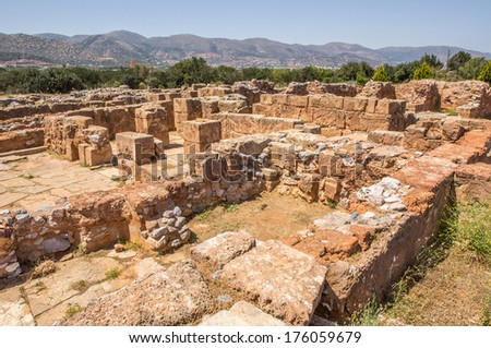 palace of minoan period in Malia