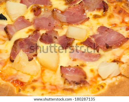 Bacon pizza