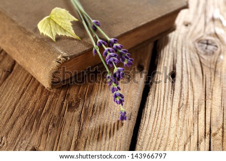 books and flower