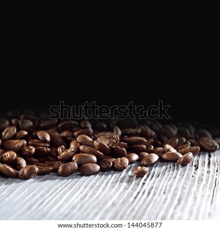 dark coffee and desk of white