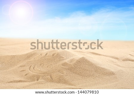 summer sun and sand
