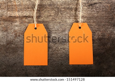 orange label