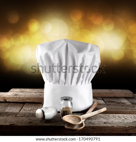 white cook hat