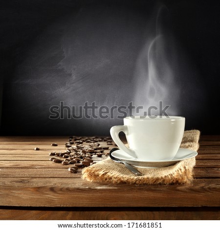 smell of coffee and coffee beans