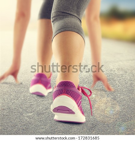 legs of woman and sport time