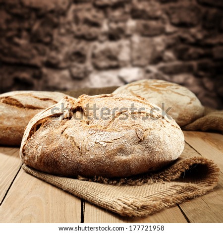 bread and wall of stones