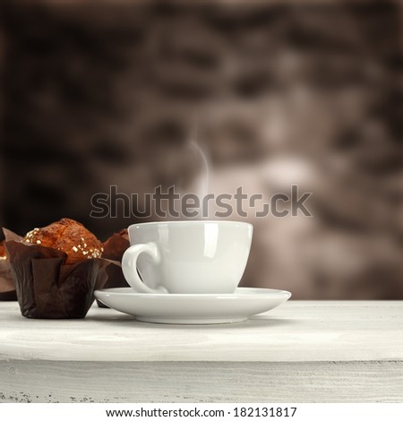 smell of coffee and muffins