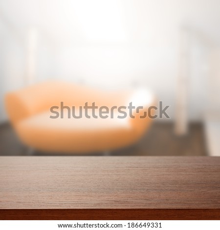 dark brown desk
